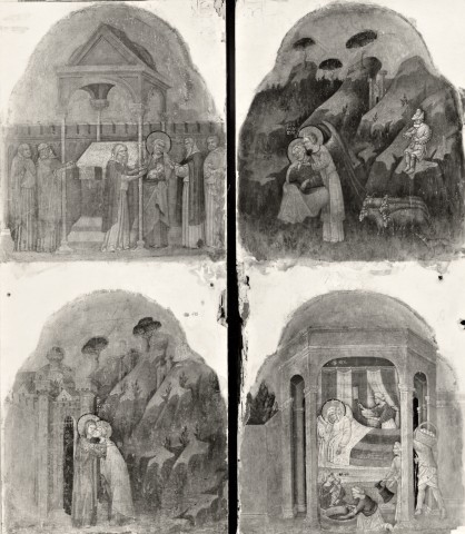 National Gallery, London — Maestro di Sant'Elsino - sec. XIV - Storie della vita di Maria Vergine — particolare